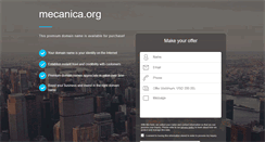 Desktop Screenshot of mecanica.org