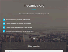 Tablet Screenshot of mecanica.org